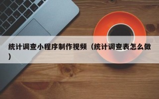 安丘统计调查小程序制作视频（统计调查表怎么做）