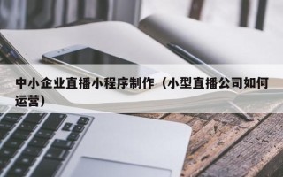 安丘中小企业直播小程序制作（小型直播公司如何运营）