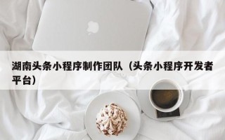 安丘湖南头条小程序制作团队（头条小程序开发者平台）